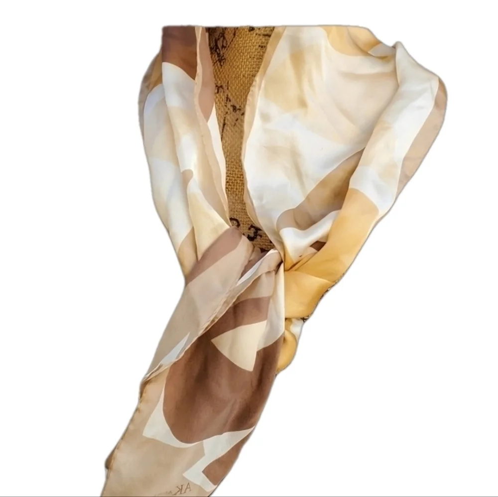 Anne‎ Klein vintage silk scarf